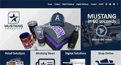 Desktop Screenshot of mustangproduct.com